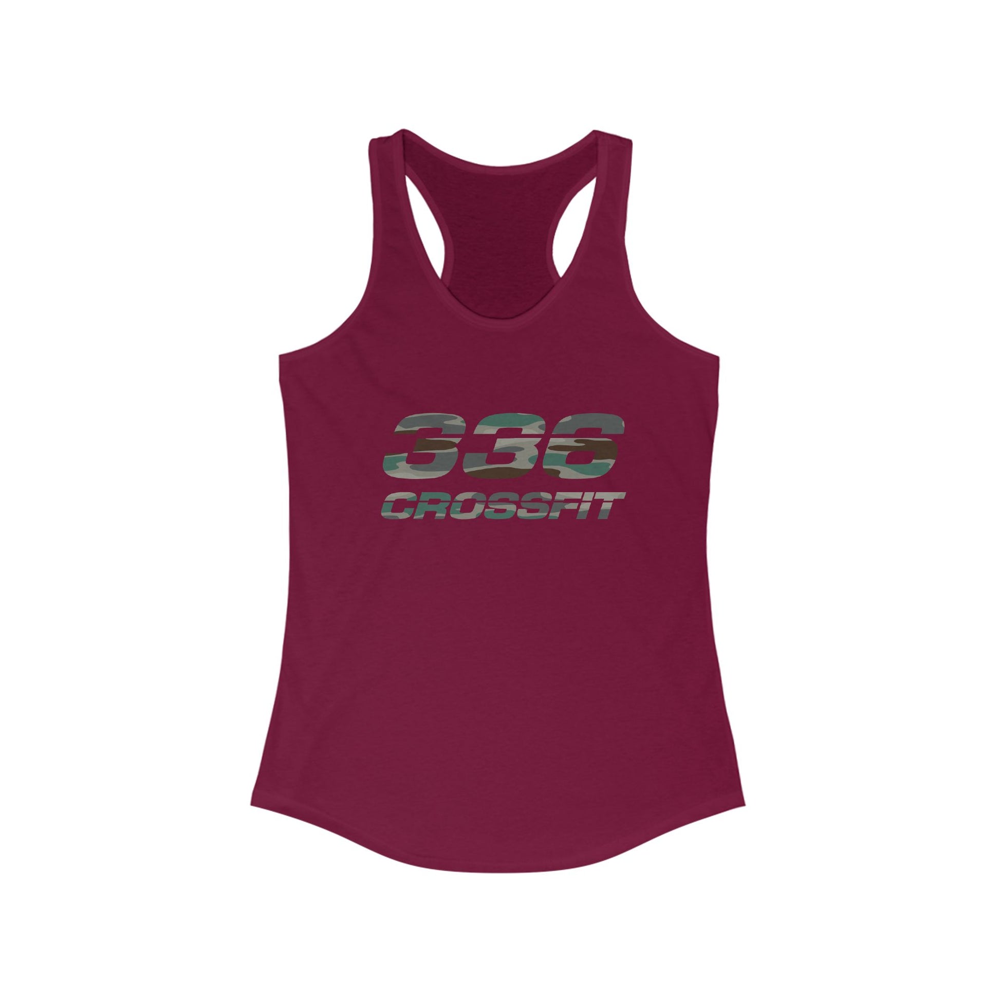 336 CrossFit Camo Racerback Tank Top