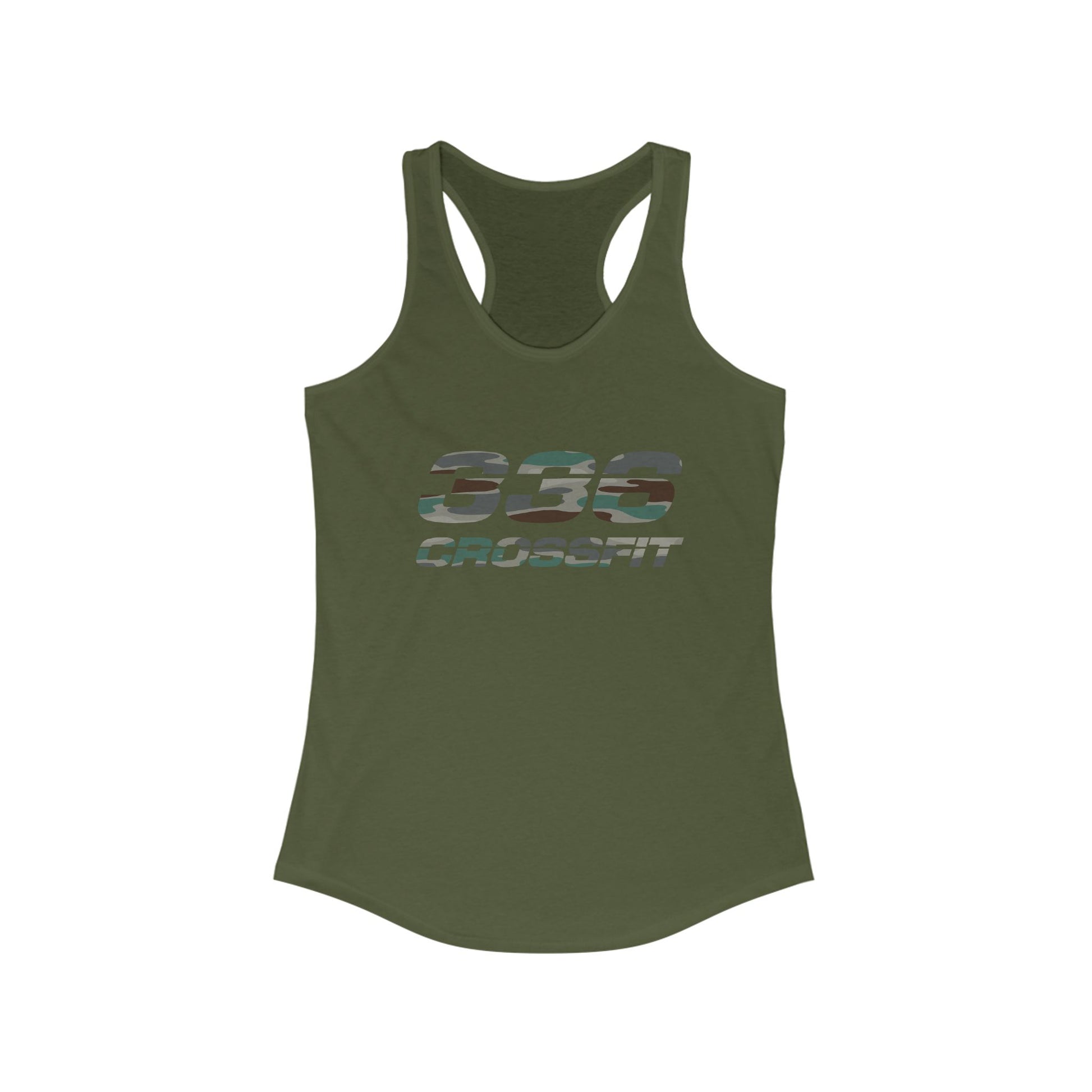 336 CrossFit Camo Racerback Tank Top