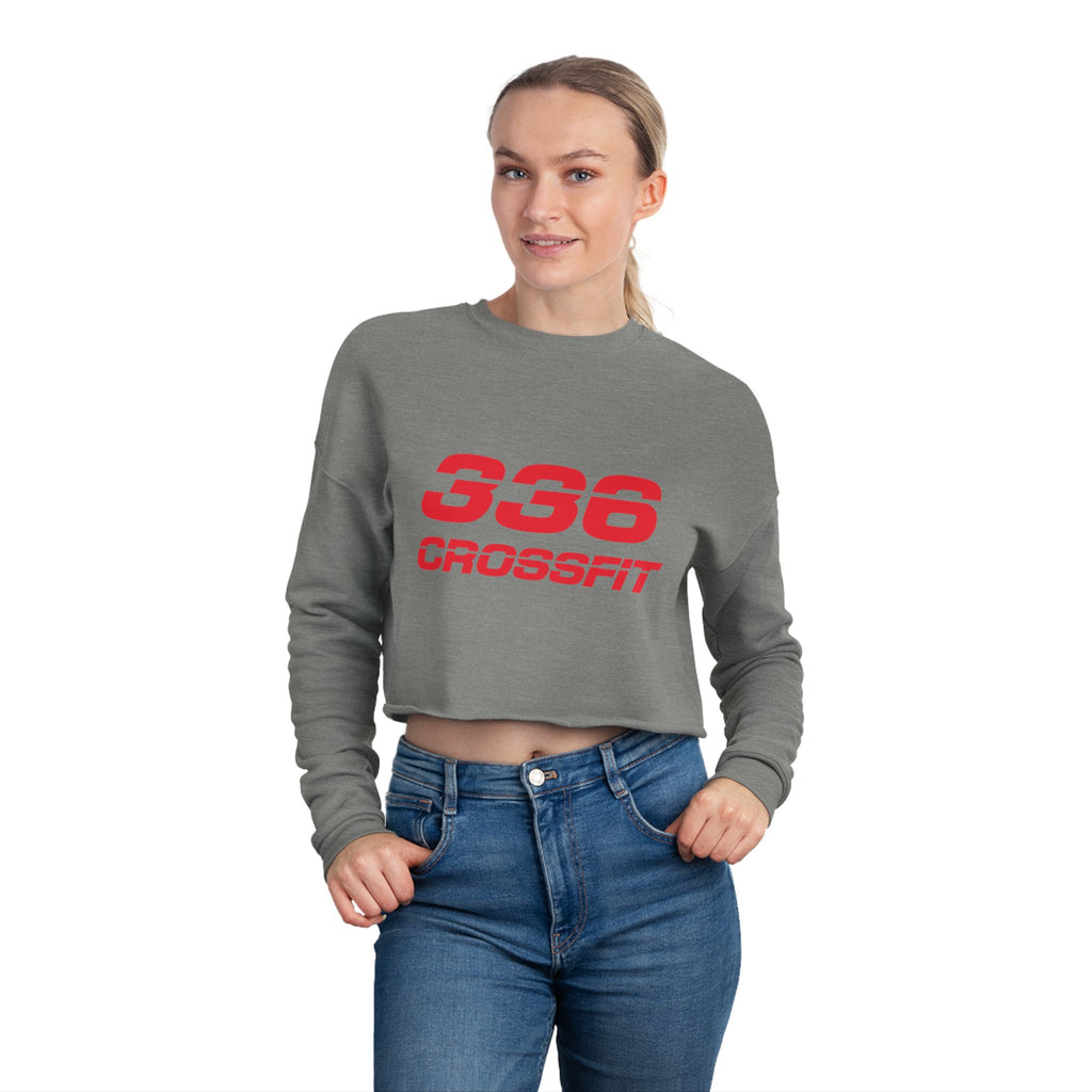 336 CrossFit Cropped Sweatshirt (Basics Collection-Red)