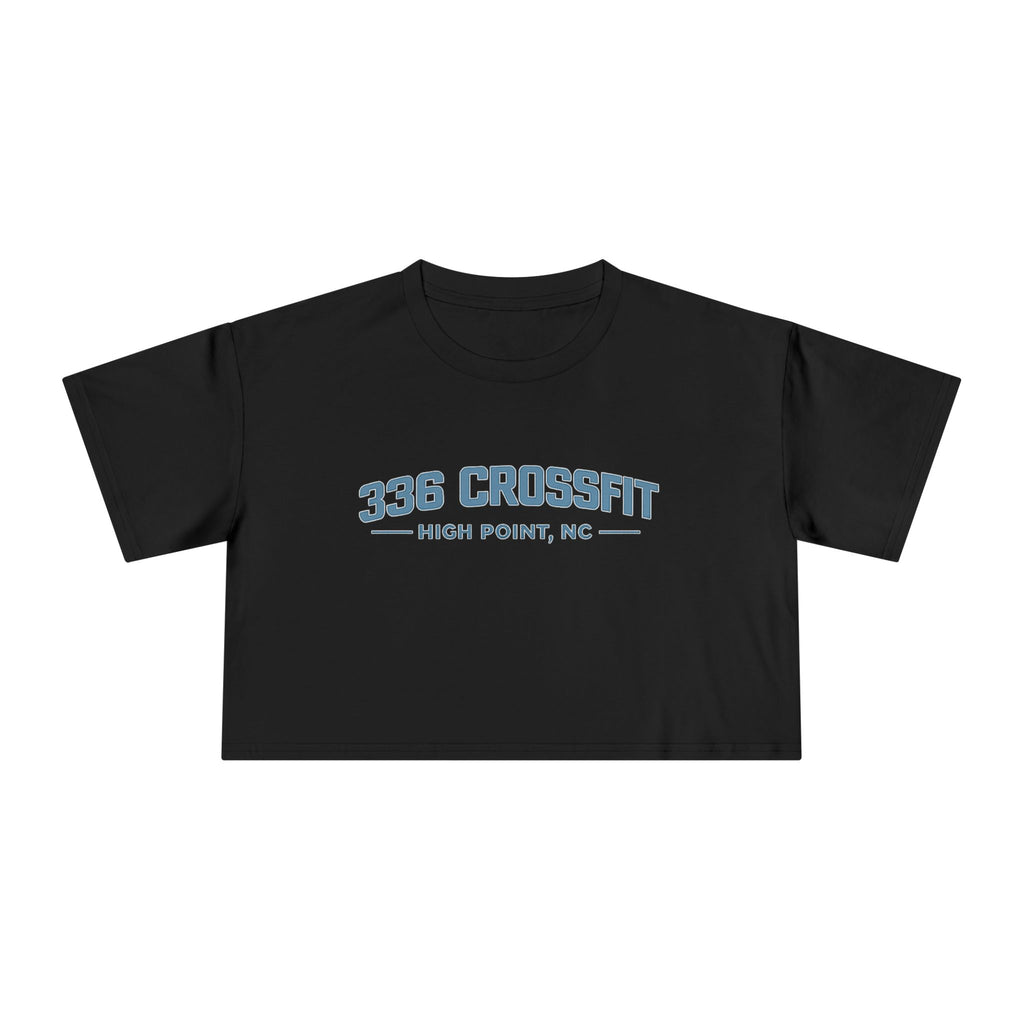 336 CrossFit Collegiate Blue Crop Top