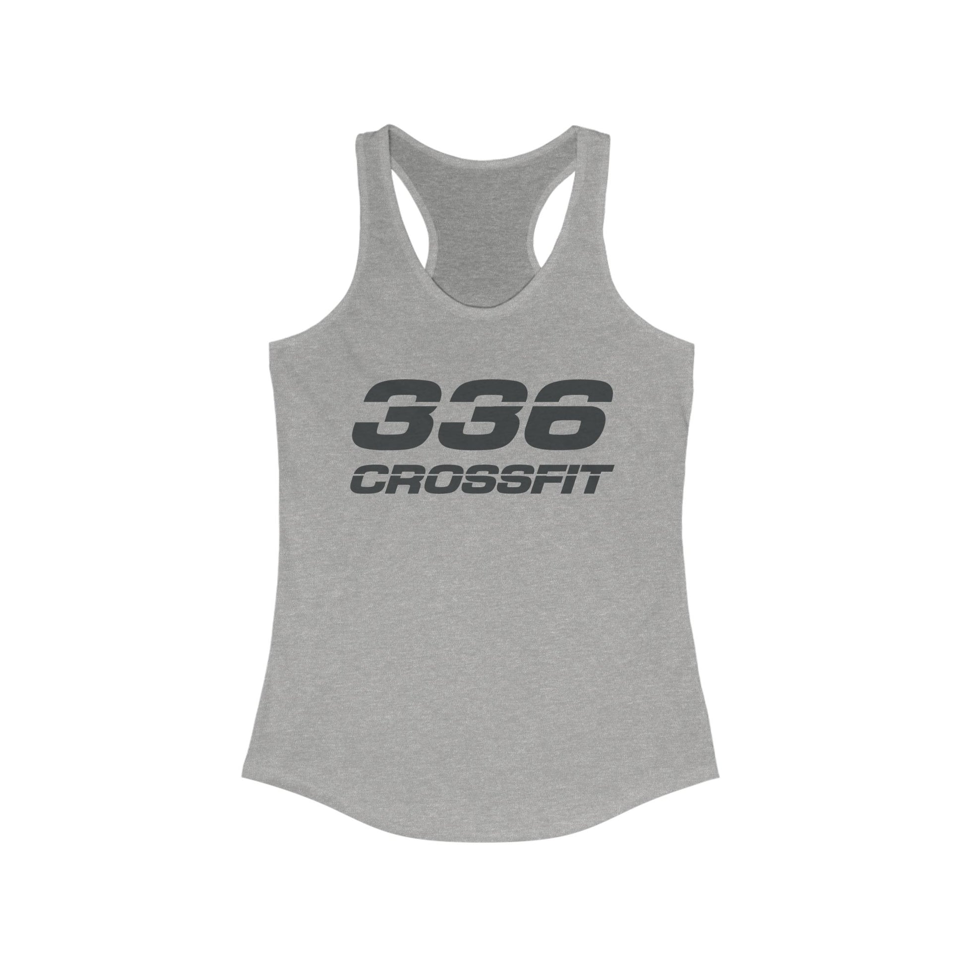 336 CrossFit Racerback Tank Top (Basics Collection-Charcoal)