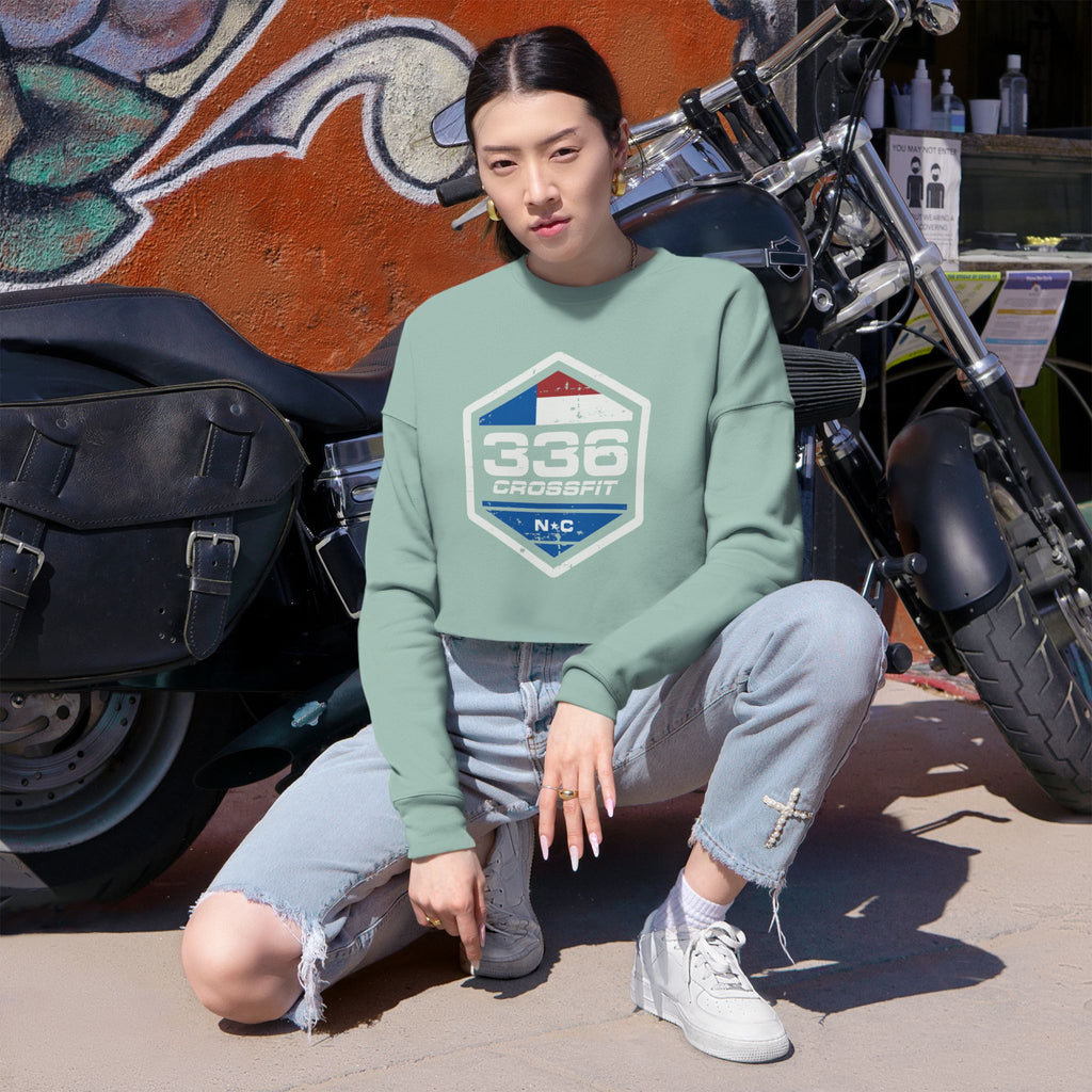 336 CrossFit Logo Cropped Sweatshirt