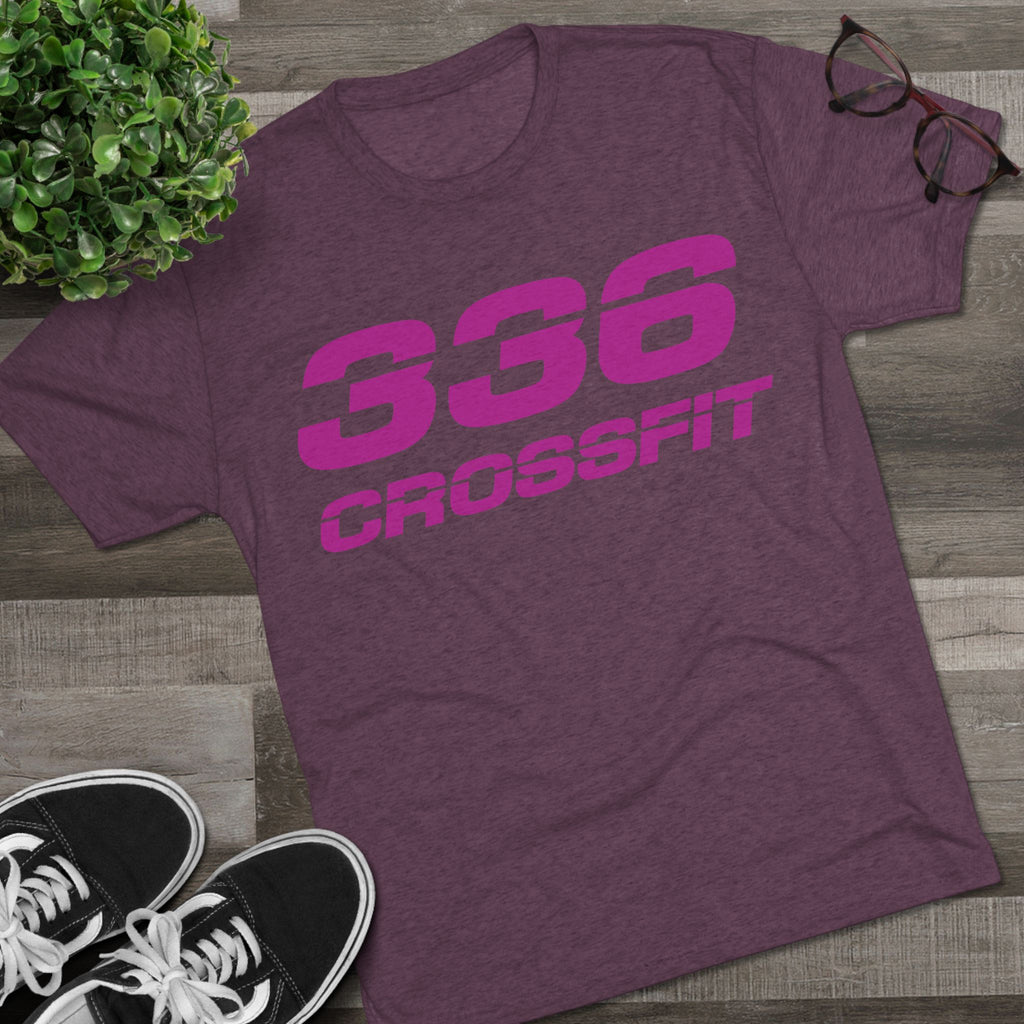 336 CrossFit T-Shirt (Basics Collection-Fuschia)