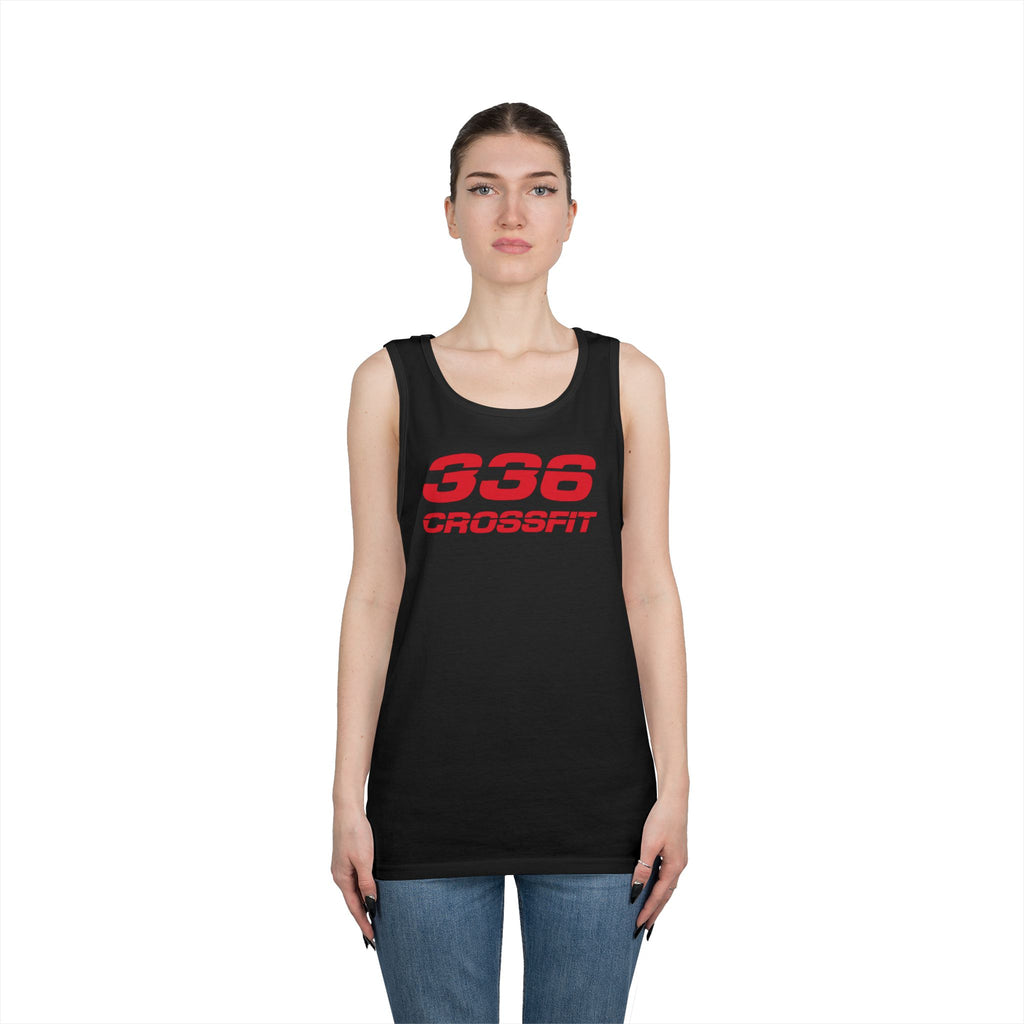 336 CrossFit Mens Tank Top (Basics Collection-Red)