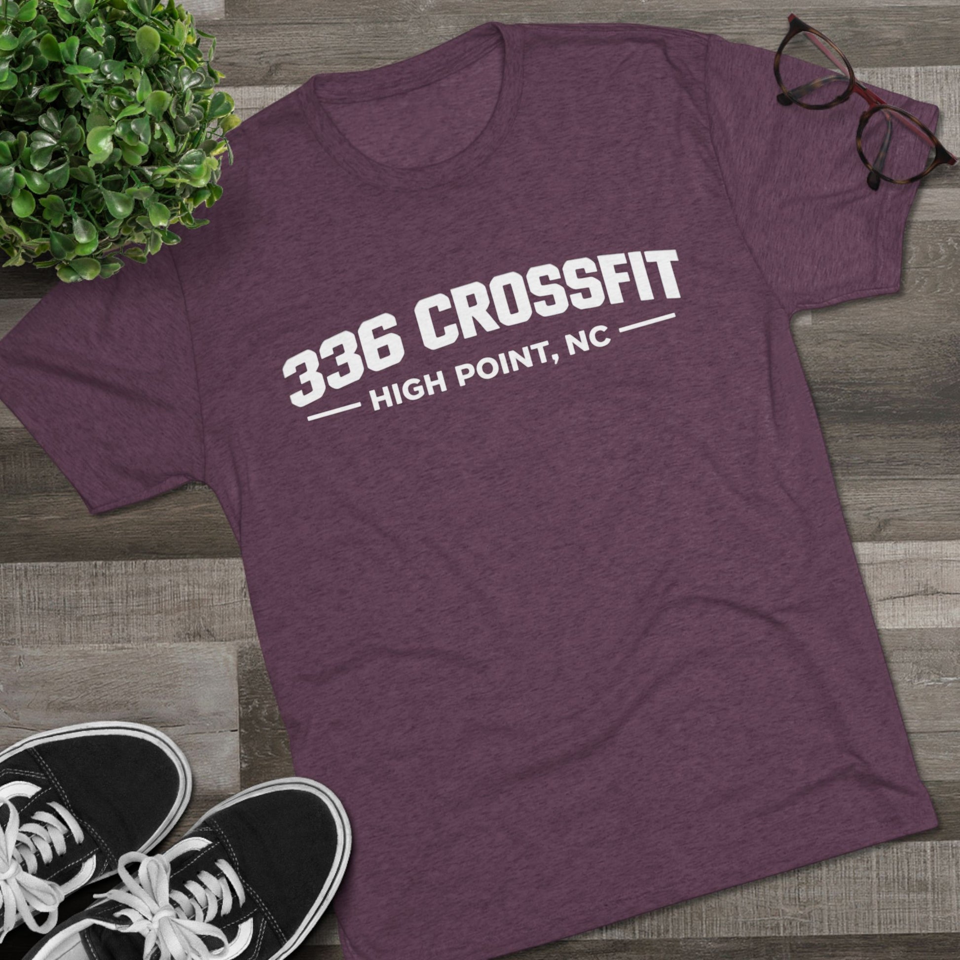 336 CrossFit Collegiate White T-Shirt