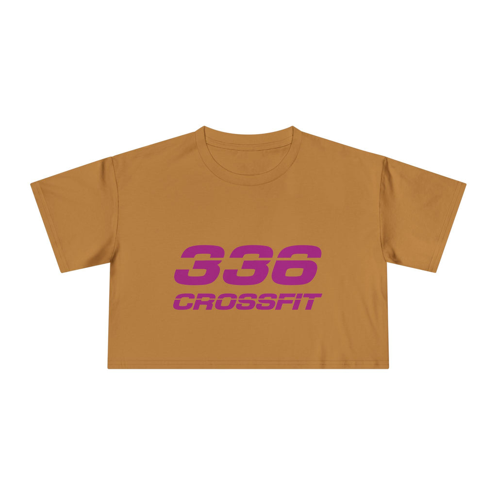 336 CrossFit Crop Top (Basics Collection-Fuschia)