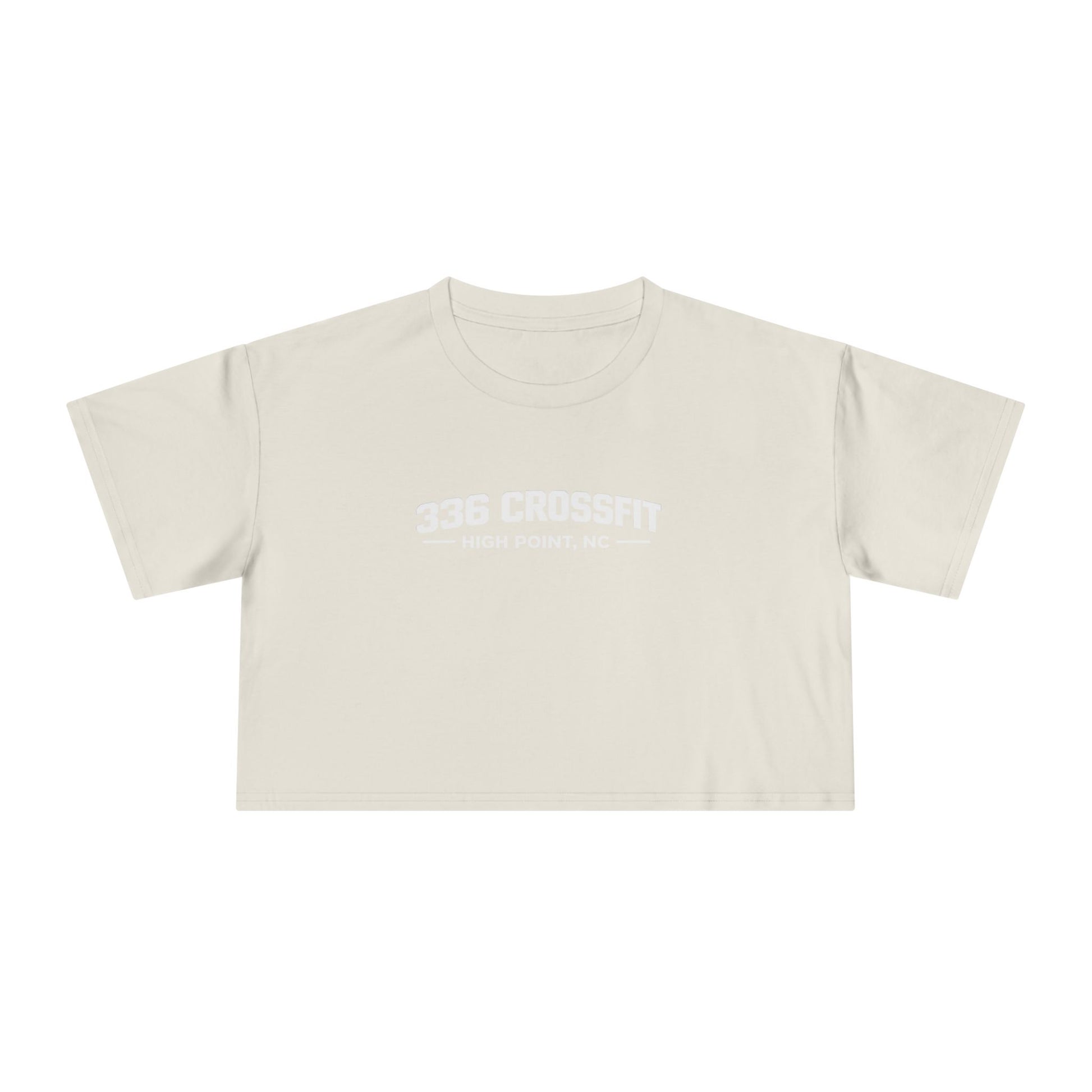 336 CrossFit Collegiate White Crop