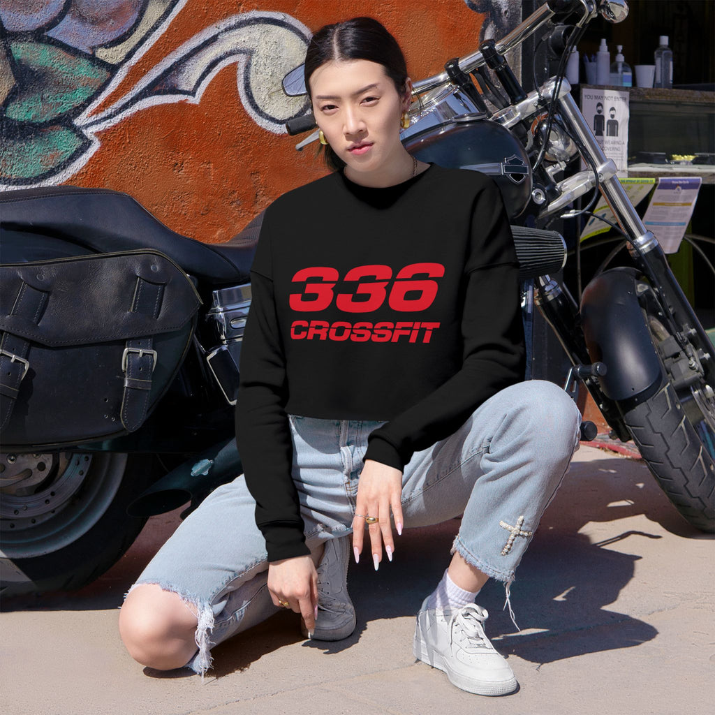 336 CrossFit Cropped Sweatshirt (Basics Collection-Red)