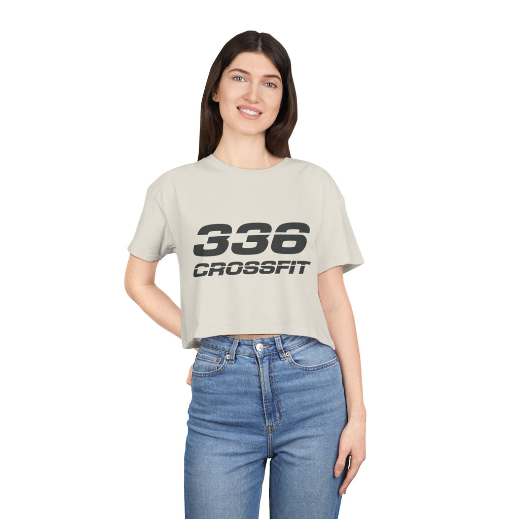 336 CrossFit Crop Top (Basics Collection-Charcoal)
