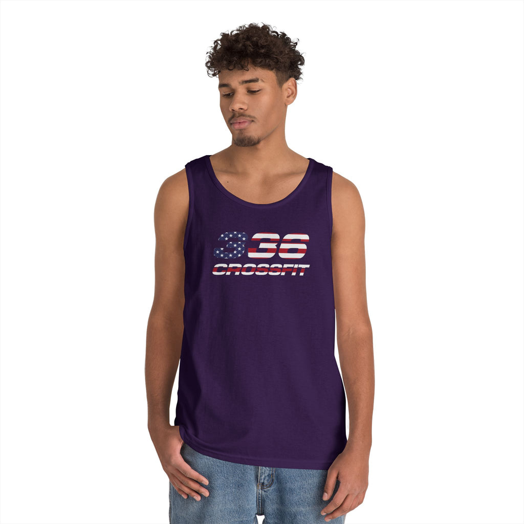 336 CrossFit American Flag Men's Tank Top