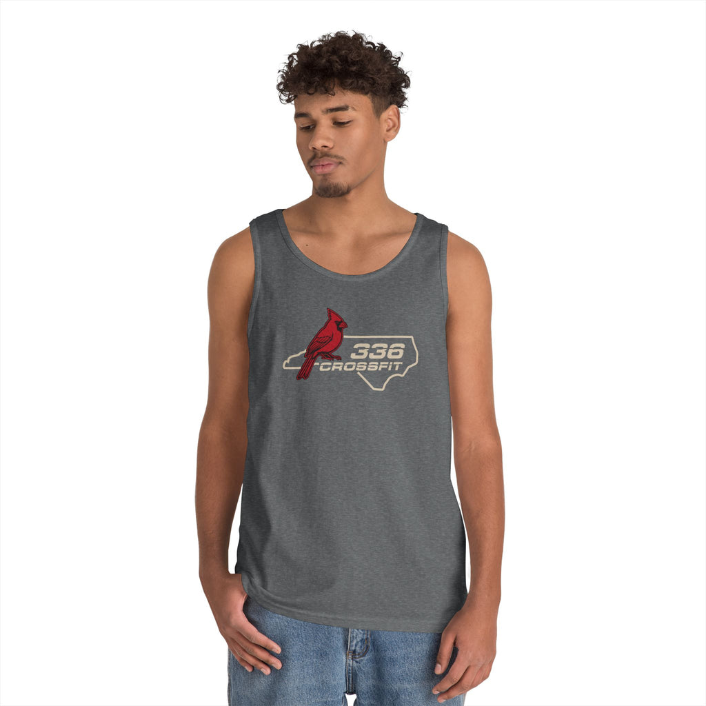336 CrossFit Carolina Cardinal Mens Tank Top