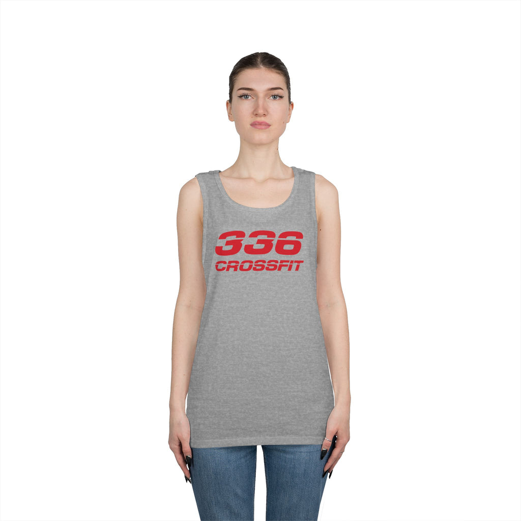 336 CrossFit Mens Tank Top (Basics Collection-Red)