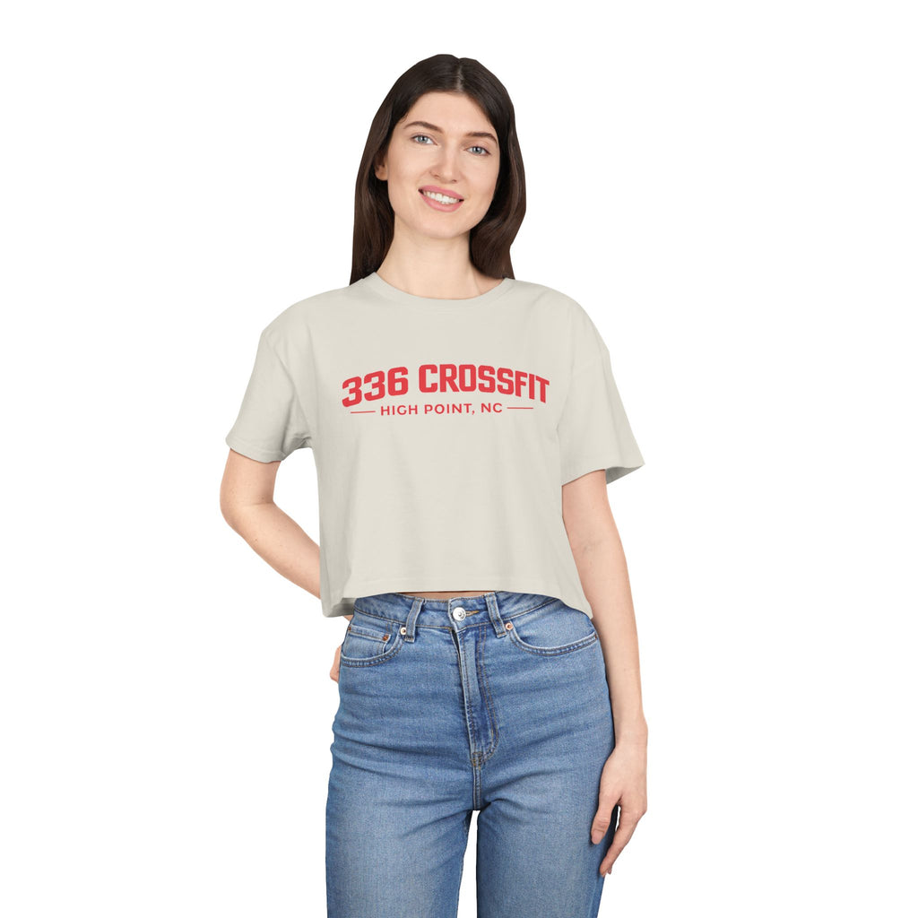 336 Collegiate Red Crop Top
