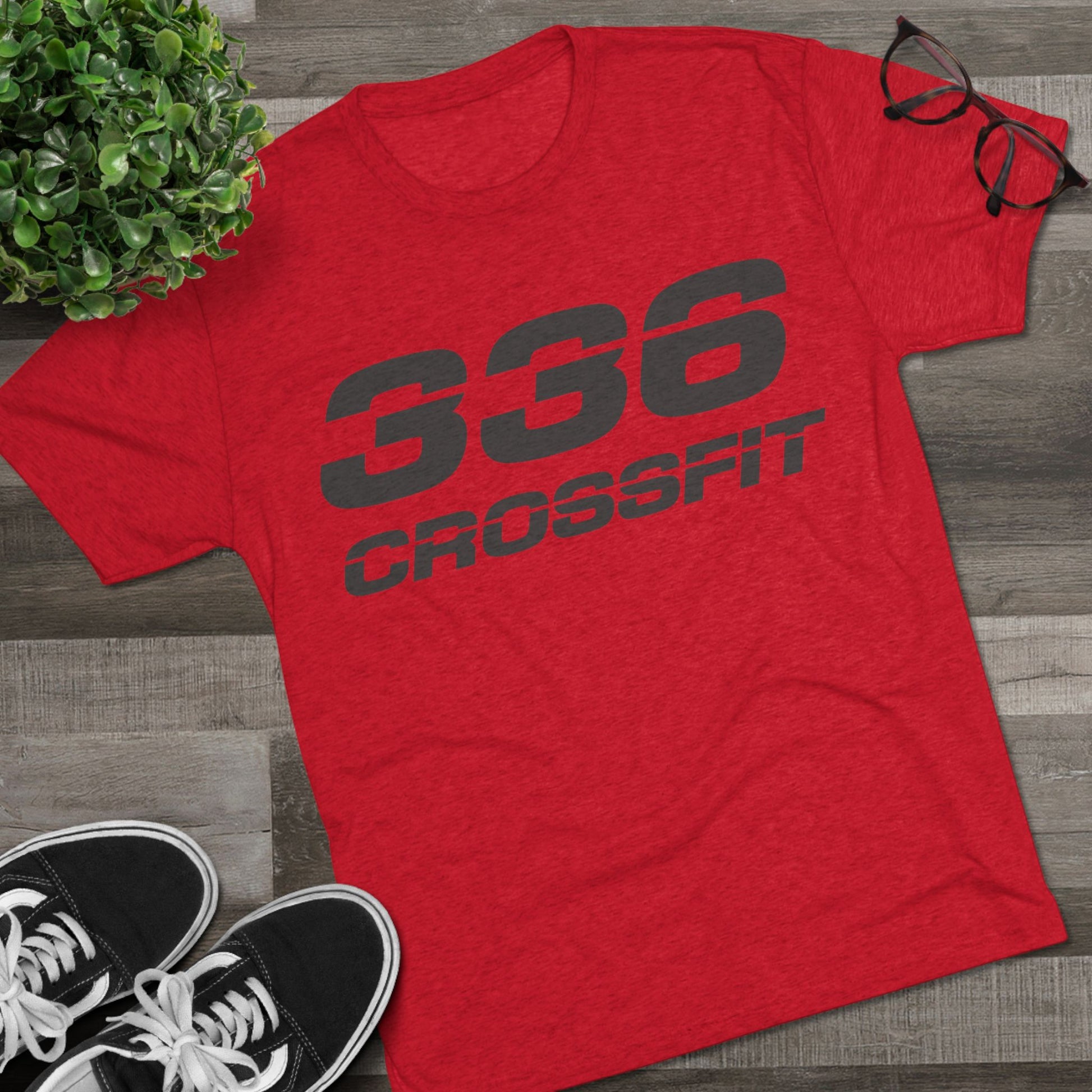 336 CrossFit T-Shirt (Basics Collection-Charcoal)