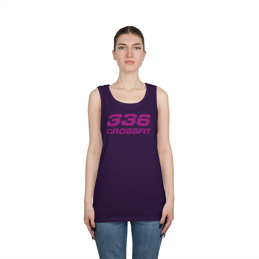 336 CrossFit Men's Tank Top (Basics Collection-Fuschia)