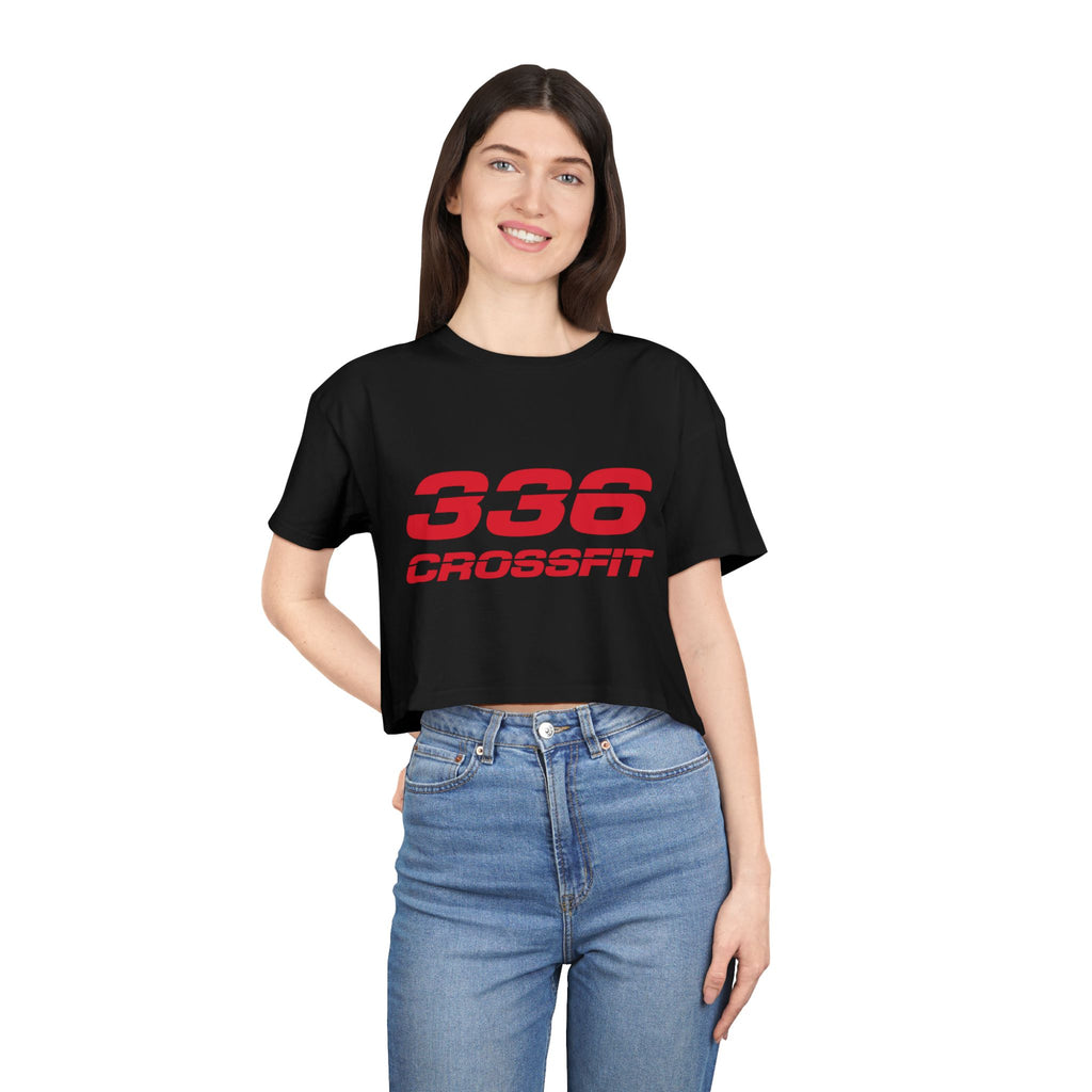 336 CrossFit Crop Top (Basics Collection-Red)