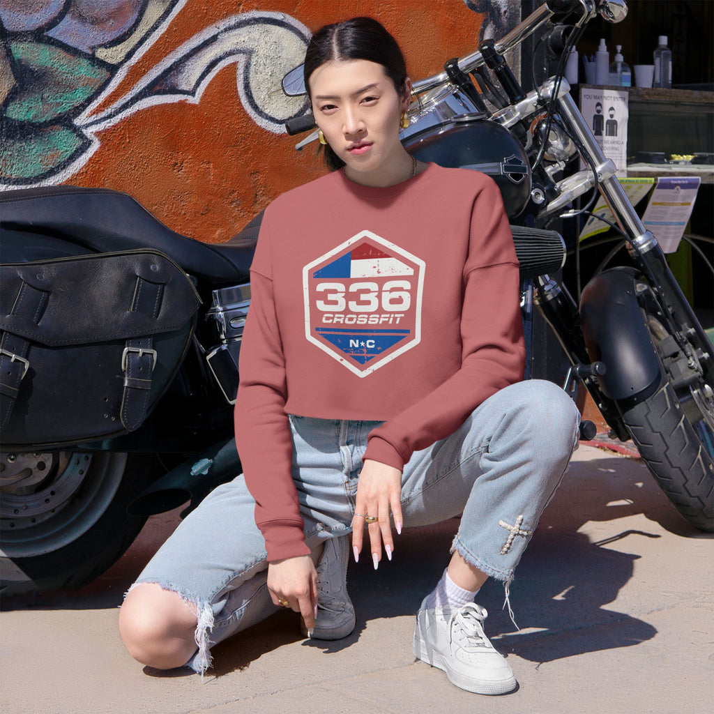 336 CrossFit Logo Cropped Sweatshirt