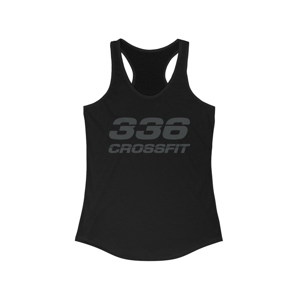 336 CrossFit Racerback Tank Top (Basics Collection-Charcoal)