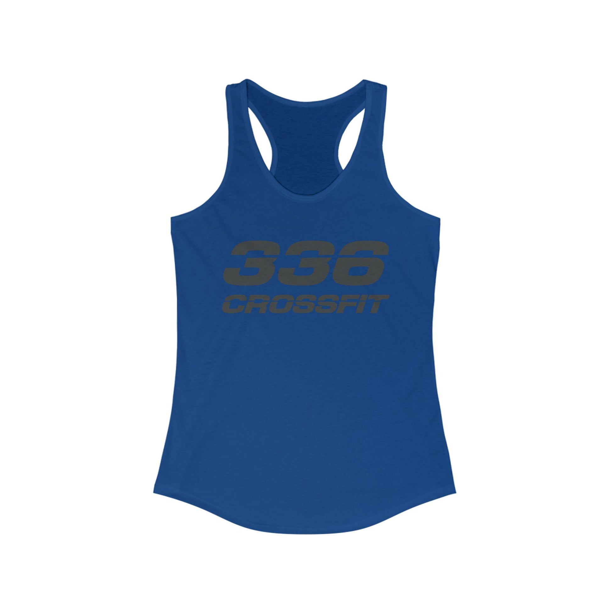 336 CrossFit Racerback Tank Top (Basics Collection-Charcoal)
