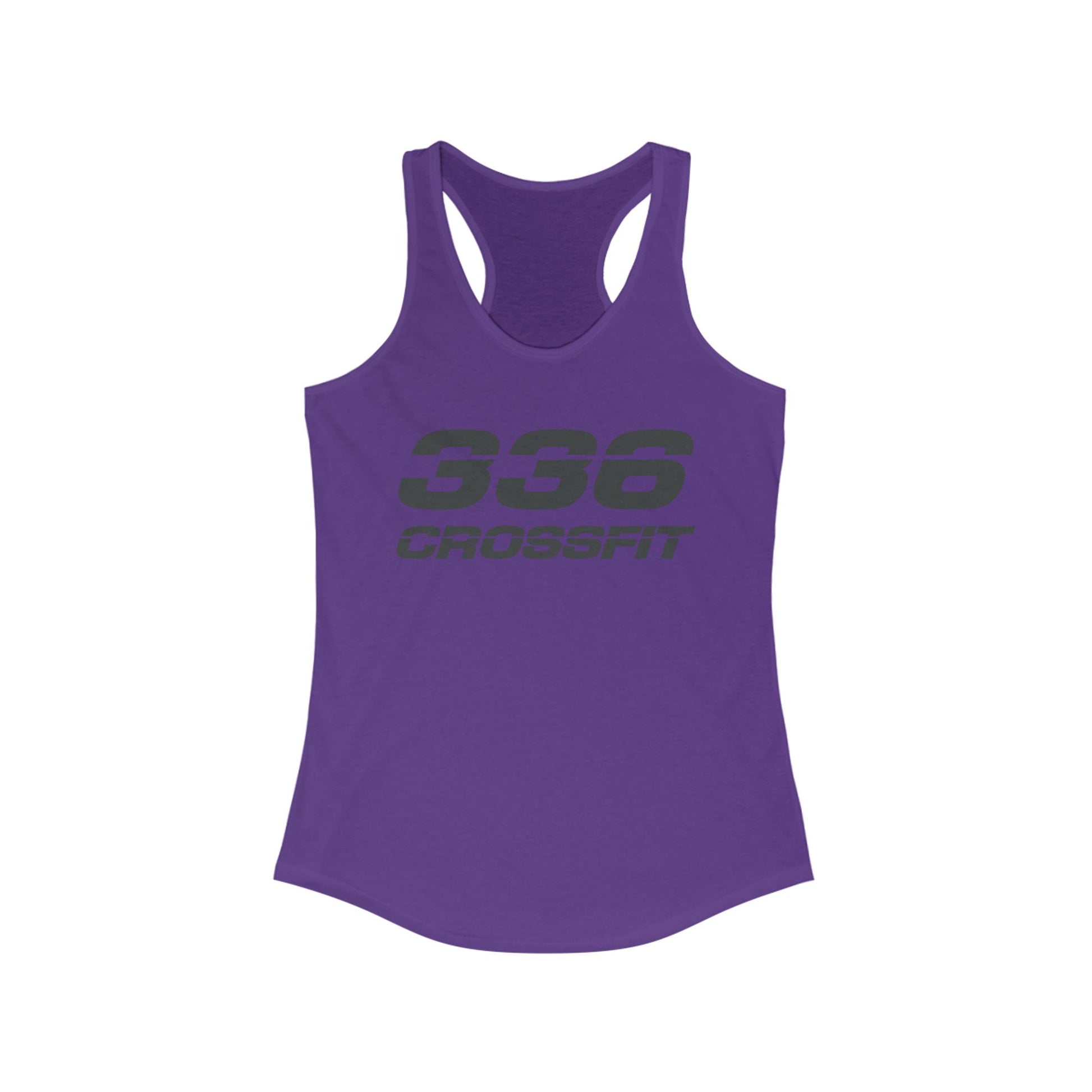 336 CrossFit Racerback Tank Top (Basics Collection-Charcoal)