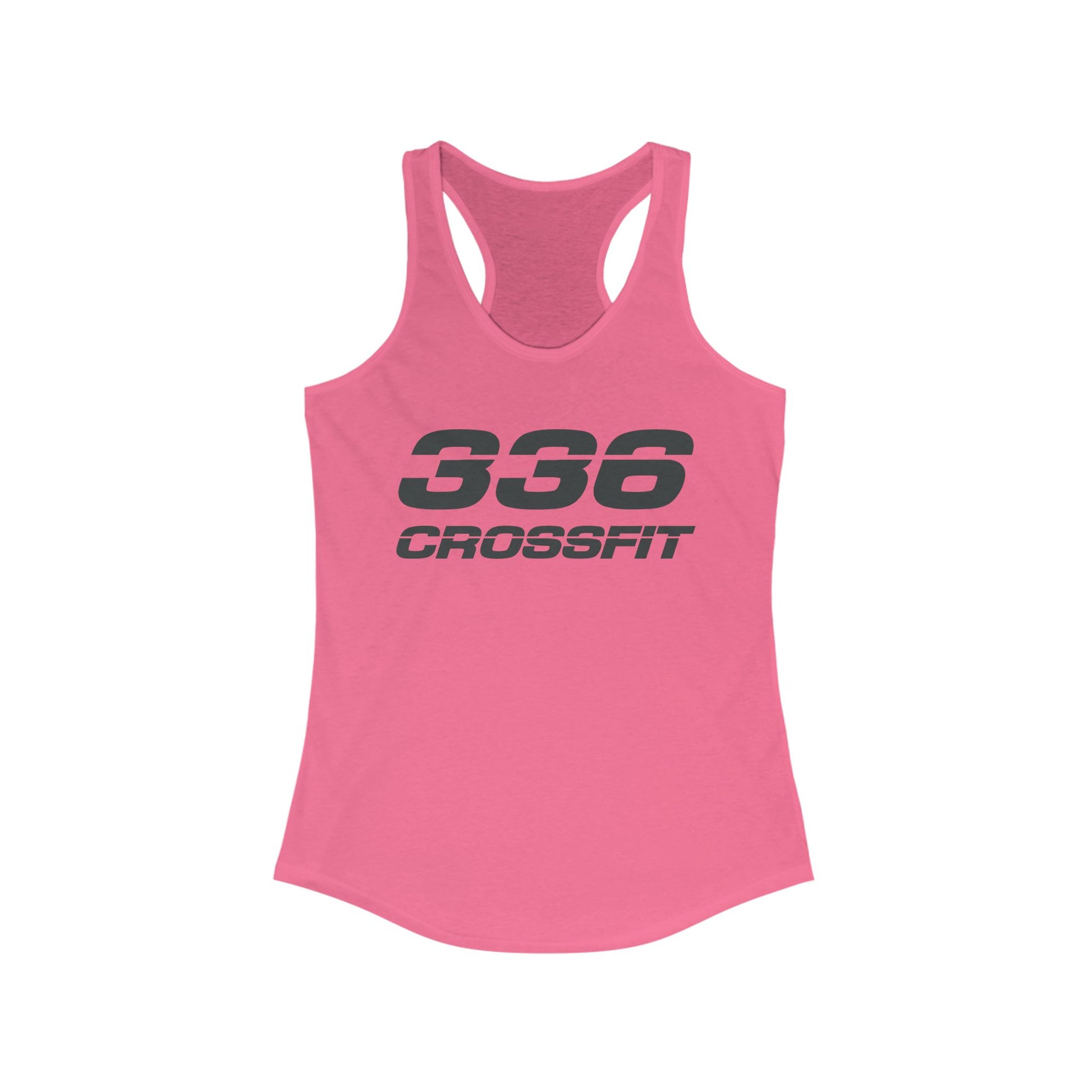 336 CrossFit Racerback Tank Top (Basics Collection-Charcoal)