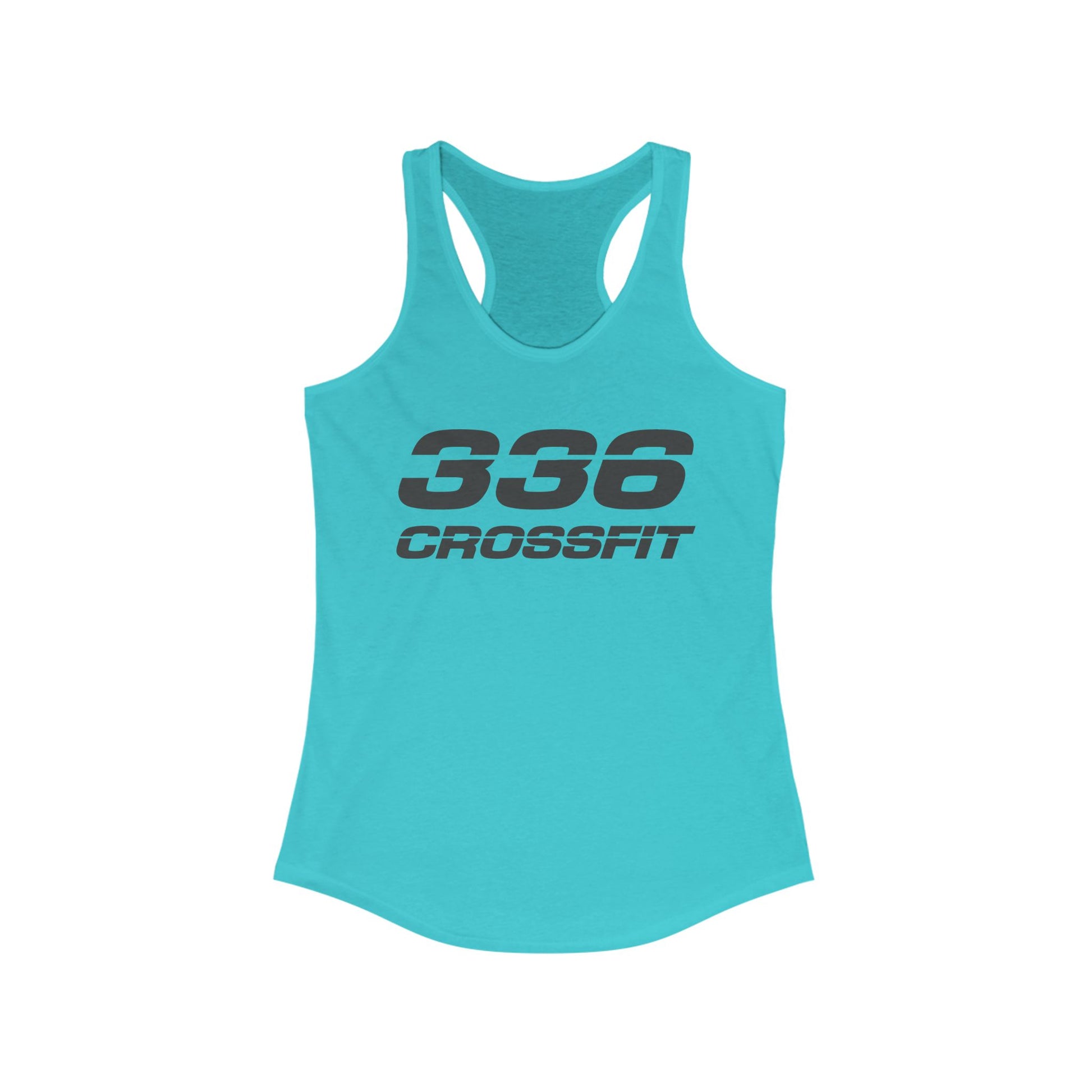 336 CrossFit Racerback Tank Top (Basics Collection-Charcoal)