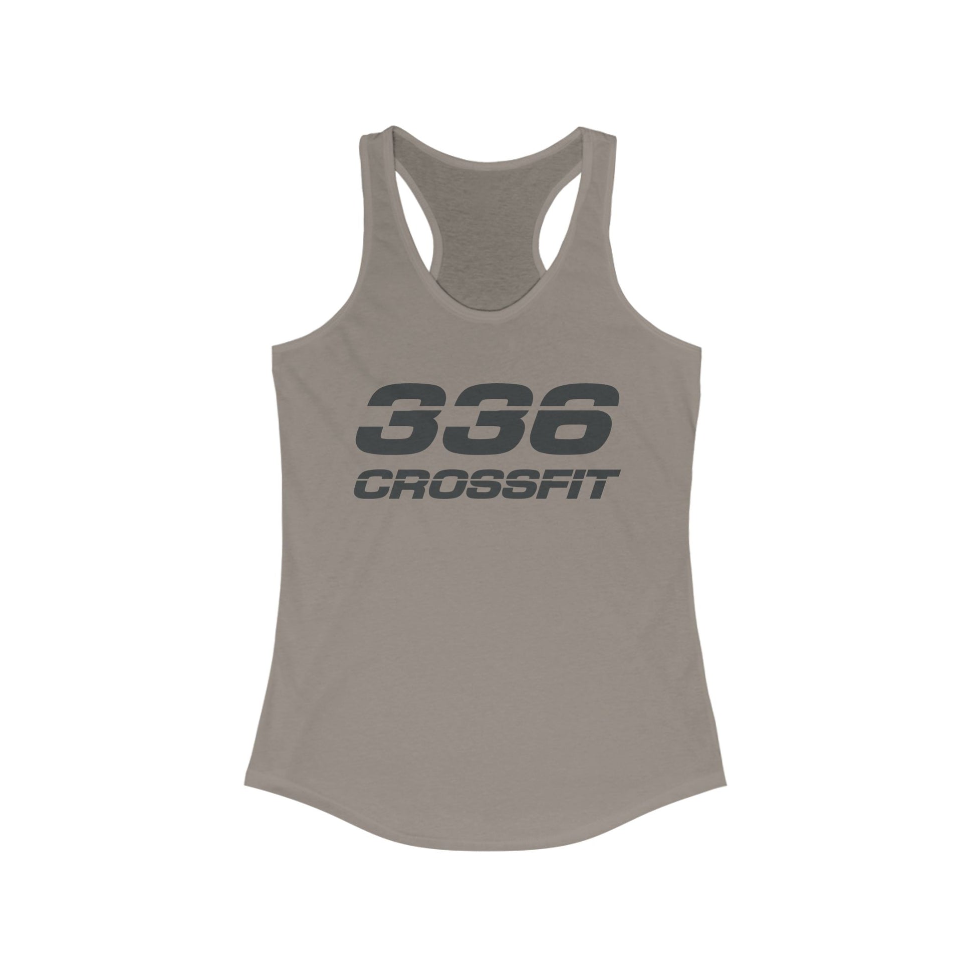 336 CrossFit Racerback Tank Top (Basics Collection-Charcoal)