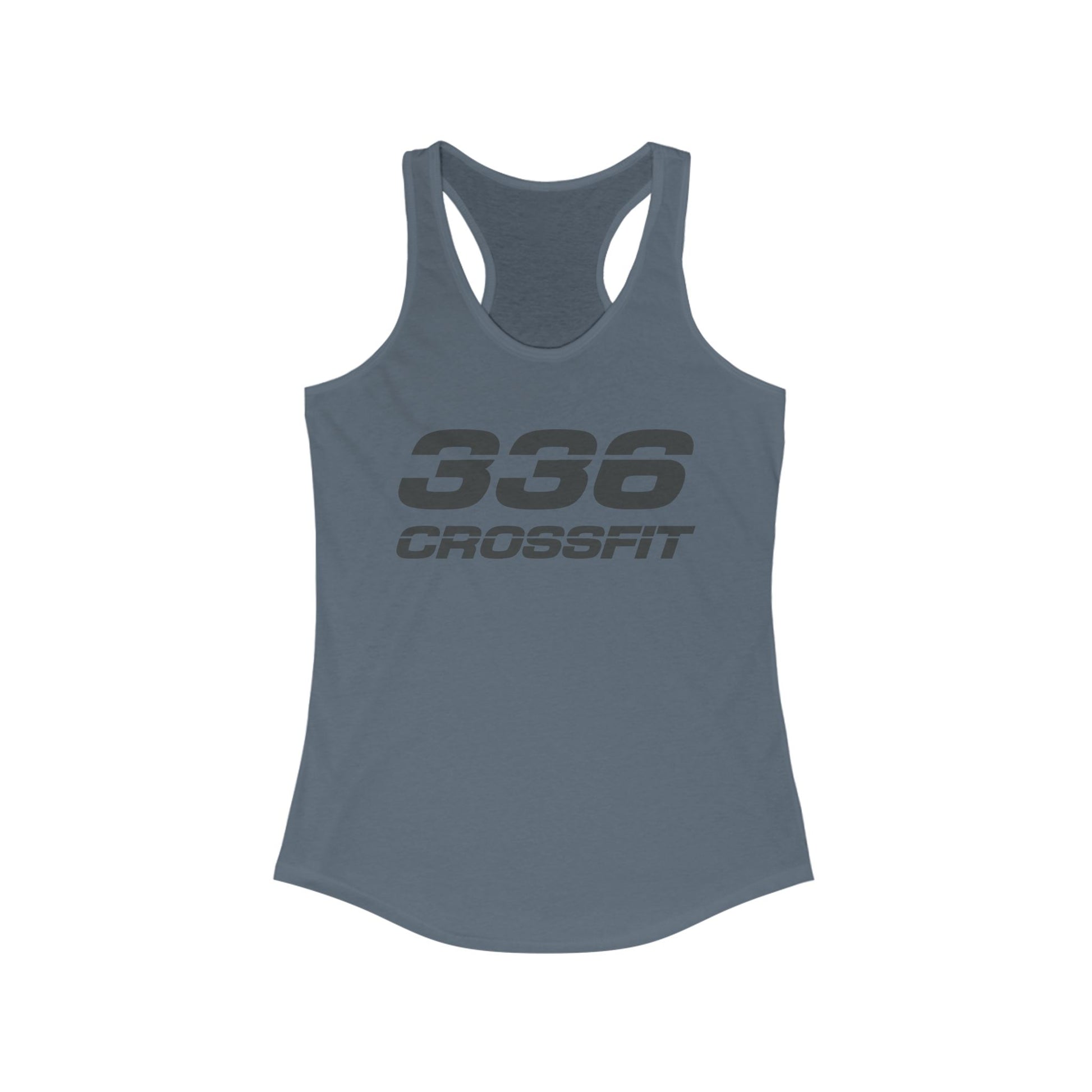 336 CrossFit Racerback Tank Top (Basics Collection-Charcoal)