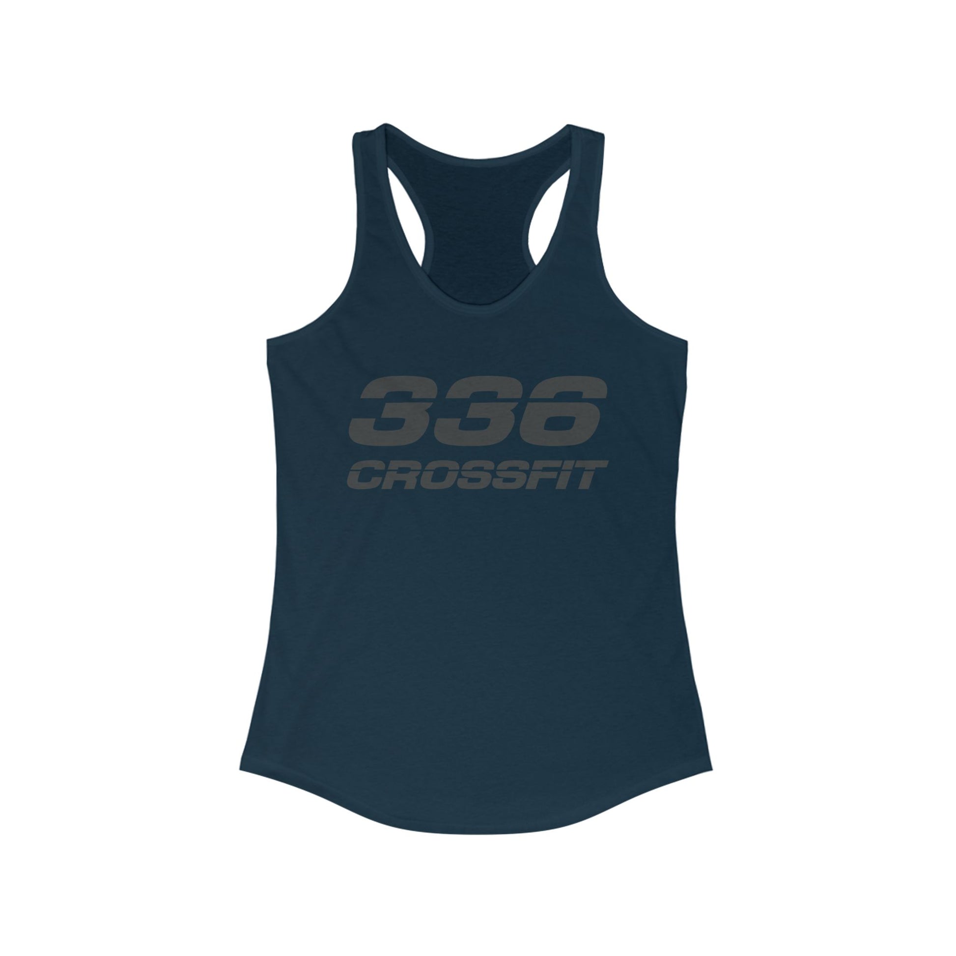 336 CrossFit Racerback Tank Top (Basics Collection-Charcoal)