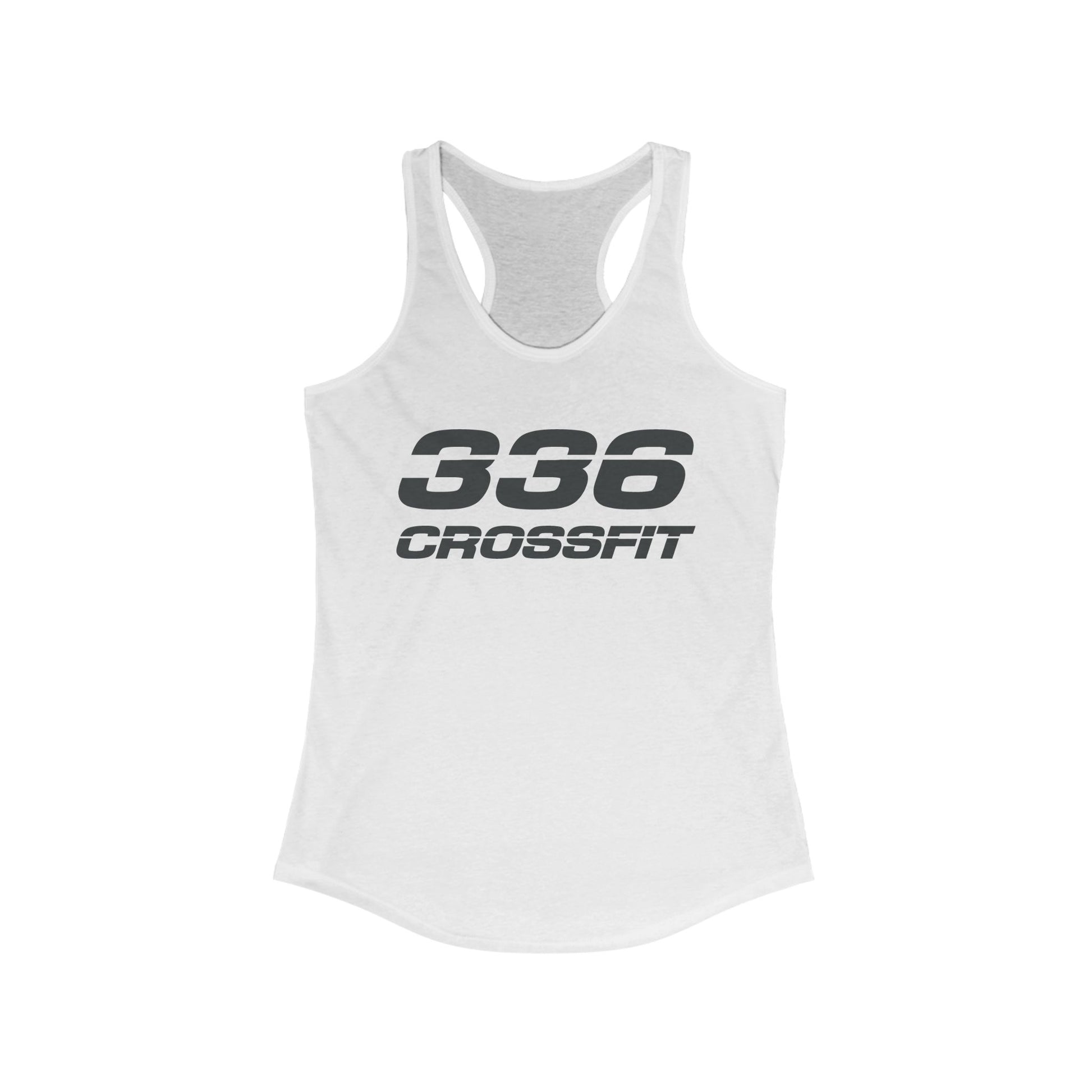 336 CrossFit Racerback Tank Top (Basics Collection-Charcoal)