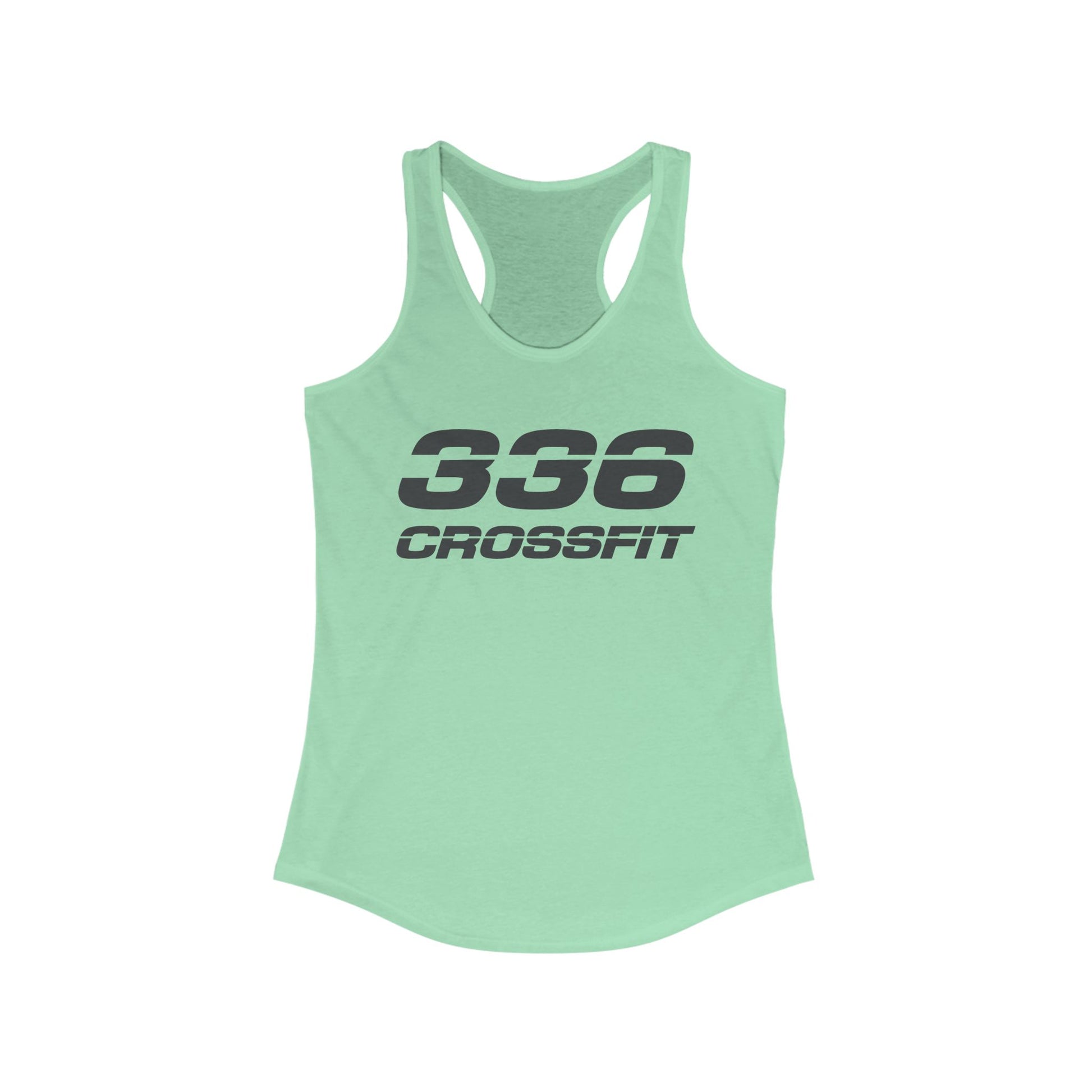336 CrossFit Racerback Tank Top (Basics Collection-Charcoal)