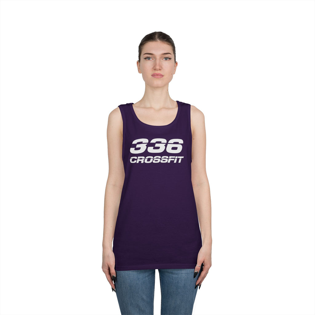 336 CrossFit Mens Tank Top (Basics Collection-White)